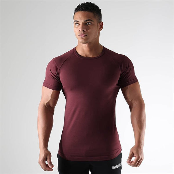 Fitness Short Sleeve Men's Sports Running