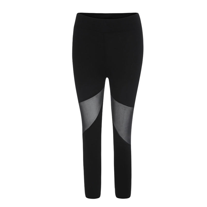 Women Leggings Gothic Insert Mesh Design