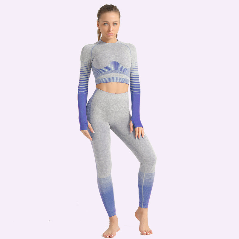 Women Yoga Sets Gym Fitness Athletic 2 Pcs