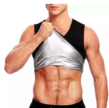 Fitness Corset Men's Shapewear Heat Trapping Shirt