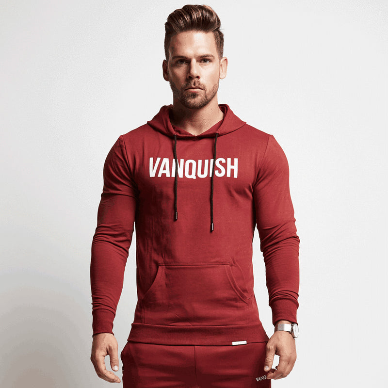 Pullover Hooded Sweater Fitness Men