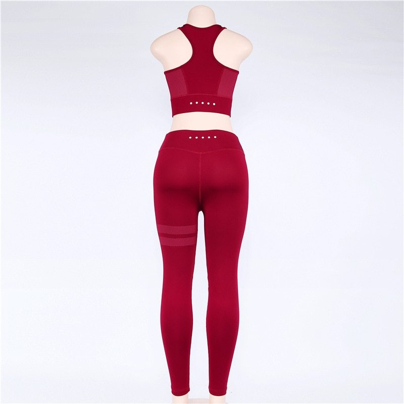 Women sport Suit Gym Yoga Sets 2 Pieces