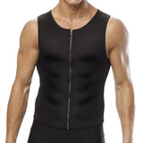 Men's Zip Vest European And American Large Size Body Shaper