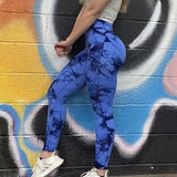 Tie Dye Leggings Women Fitness